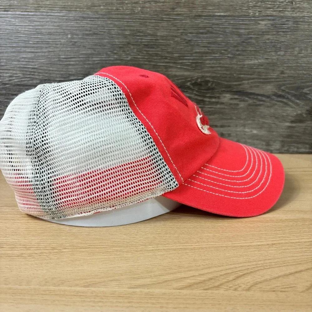 Minnesota Wild Hat Cap Snap Back‎ Womens Pink Red NHL Hockey '47 Adjustable